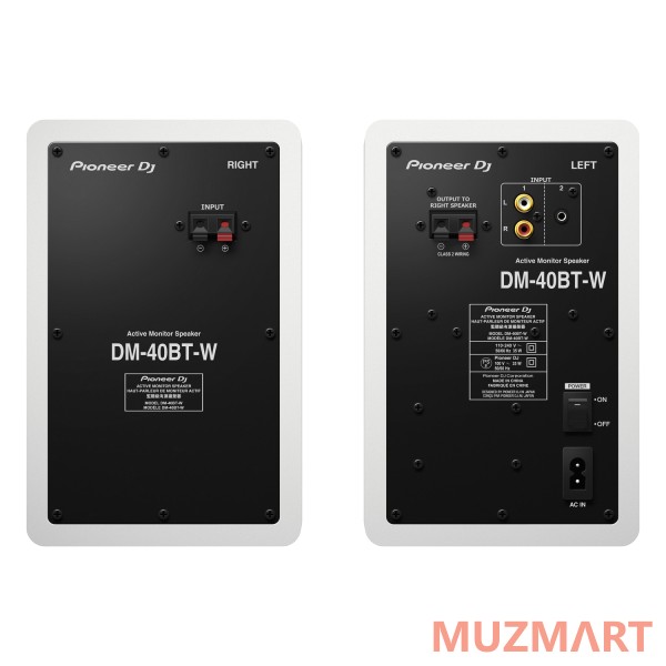Pioneer DM-40BT-W 2-полосные активные колонки-мониторы