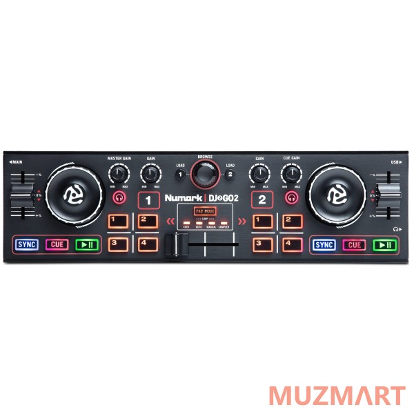 Numark DJ2GO2 Сверхпортативный DJ-контроллер