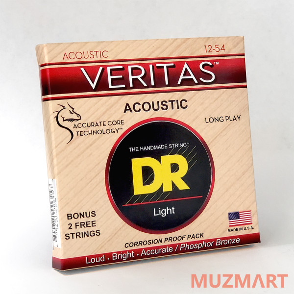 DR VTA-12 VERITAS Струны для акустической гитары