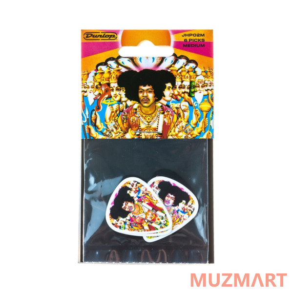 Dunlop HR02M Jimi Hendrix Bold As Love Медиаторы 24шт