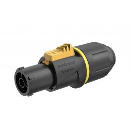 Roxtone RAC3FWP yellow ring Разъем кабельный powercon, IP65, 3-х контактный, "мама"