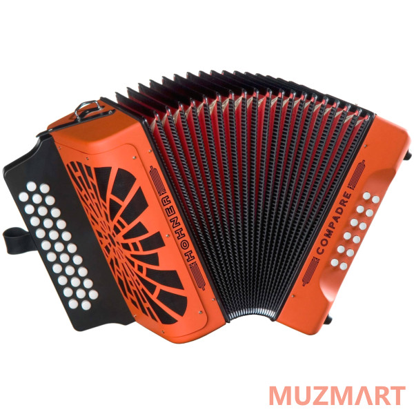 Hohner Compadre FBbEb, orange (A48451) Диатонический кнопочный аккордеон