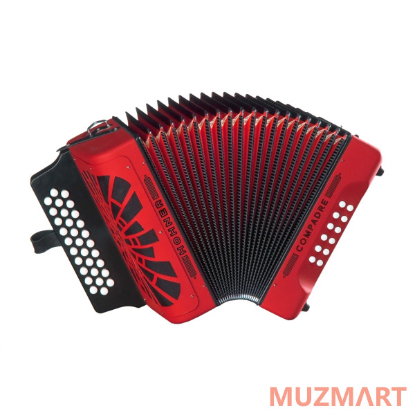 Hohner Compadre FBbEb, red (A48441) Диатонический кнопочный аккордеон