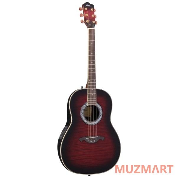 Fina Guitars FR-72EQEG Электроакустическая гитара "Round Back"
