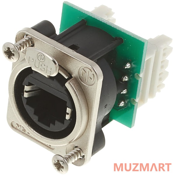 Neutrik NE8FDV-Y110 Панельный разъем RJ45 для печатного монтажа