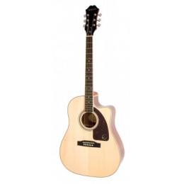 Epiphone AJ-220SCE Solid Top AC/ELECTRIC Natural Гитара 6 струнная со звукоснимателем