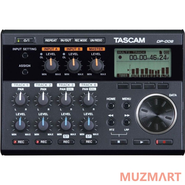 Tascam DP-006 6-канальная цифровая портастудия SD/SDHC