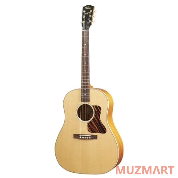 Gibson J-35 ANTIQUE NATURAL Электроакустическая гитара с кейсом