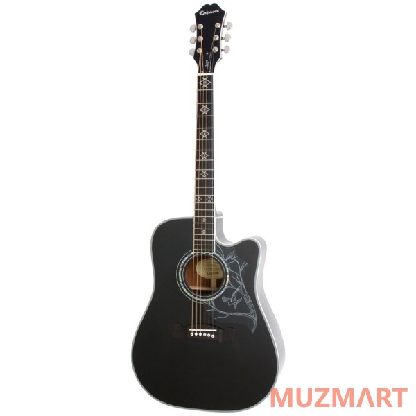 Epiphone Dave Navarro 'Jane' Acoustic/Electric Ebony Электроакустическая гитара